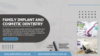 family implant and cosmetic dentistry