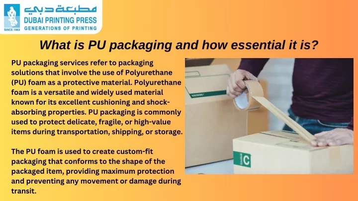 what is pu packaging and how essential it is