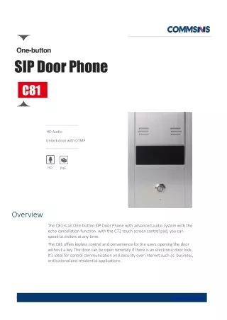 SIP Door Phone – Dinstar India