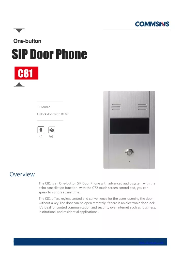 sip door phone