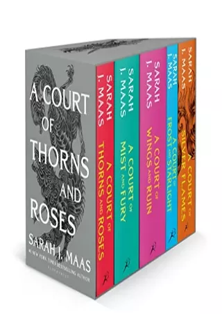 [READ DOWNLOAD] A Court of Thorns and Roses Paperback Box Set (5 books)