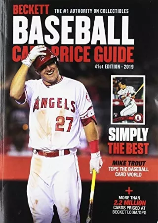 PDF_ Beckett Baseball Card Price Guide 2019