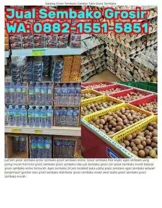 Ö88ᒿ~l55l~585l (WA) Grosir Sembako Harga Murah Distributor Sembako Online Terper