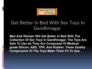 Buy Online Sex Toys In Gandhinagar