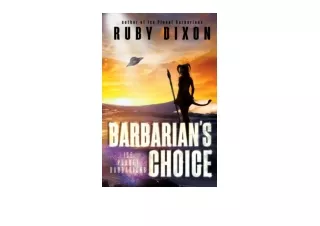 Kindle online PDF Barbarians Choice Ice Planet Barbarians Book 11 for ipad