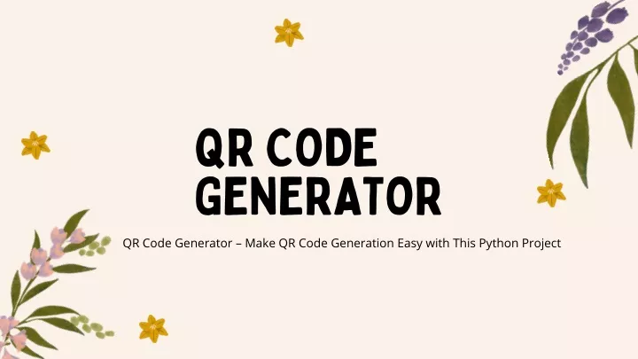 qr code generator