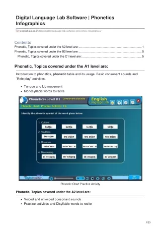 digital language lab software phonetics