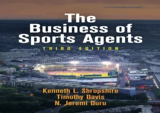 READ [PDF] The Business of Sports Agents