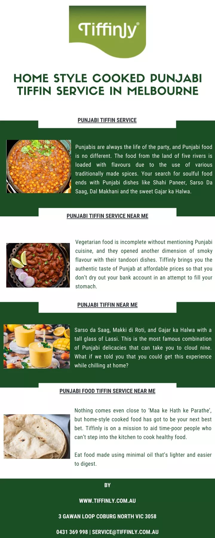 home style cooked punjabi tiffin service