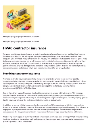 Electrical contractor insurance