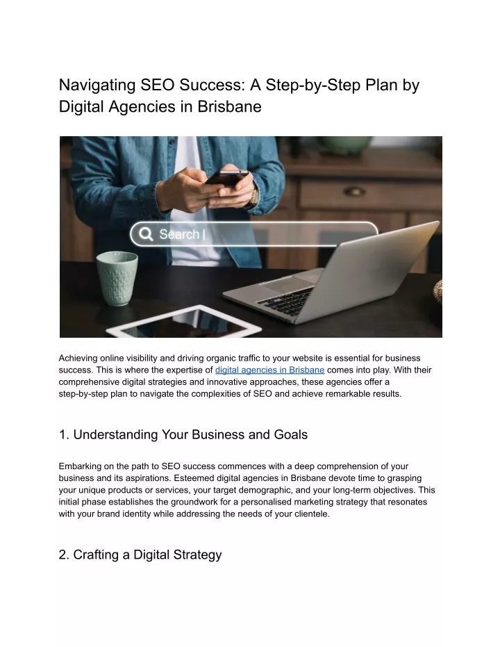 navigating seo success a step by step plan