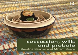[PDF] DOWNLOAD Succession, Wills and Probate