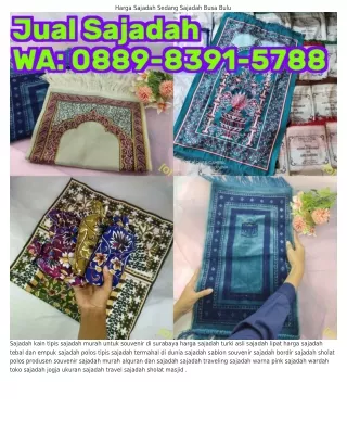 Ô889_839l_5ᜪ88 (WA) Sajadah Tenun Harga Sajadah Bulu