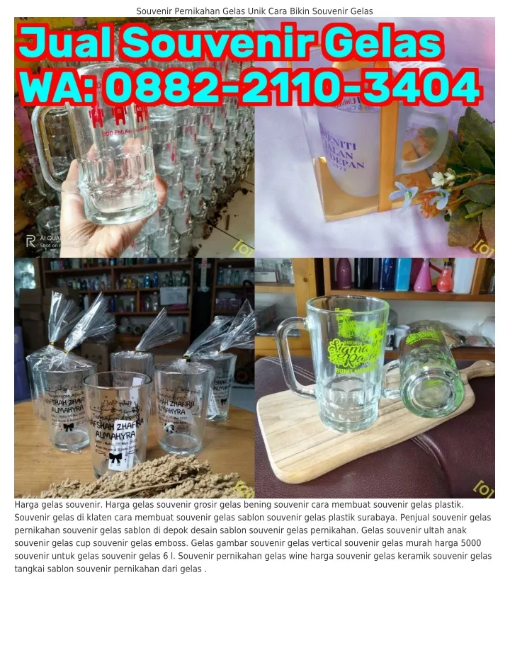 Ppt Ô88ᒿᒿ11Ô౩ԿÔԿ Wa Souvenir Gelas Sloki Kecil Harga Souvenir Pernikahan Gelas J 2019