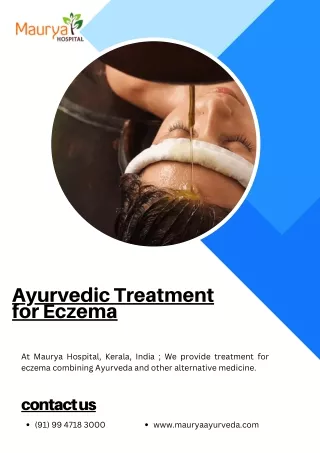 Find Ayurvedic Treatment for Eczema