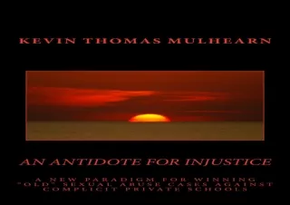DOWNLOAD/PDF An Antidote for Injustice