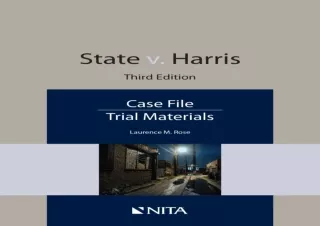 $PDF$/READ/DOWNLOAD State v. Harris: Case File (NITA)