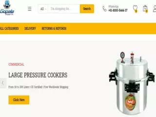 Large pressure cookers