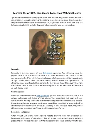 learning the art of sensuality and connection