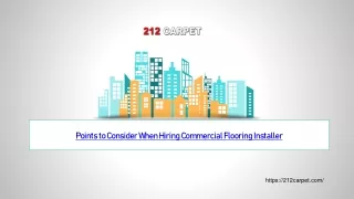points to consider when hiring commercial