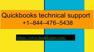 QuickBooks Technical Support  Number  1-844-476-5438