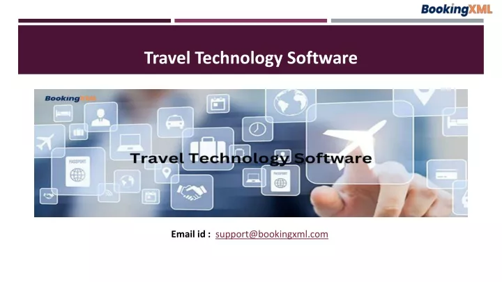 travel technology software