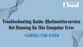 What is QBFCMonitorService and How to Fix When Not Running?