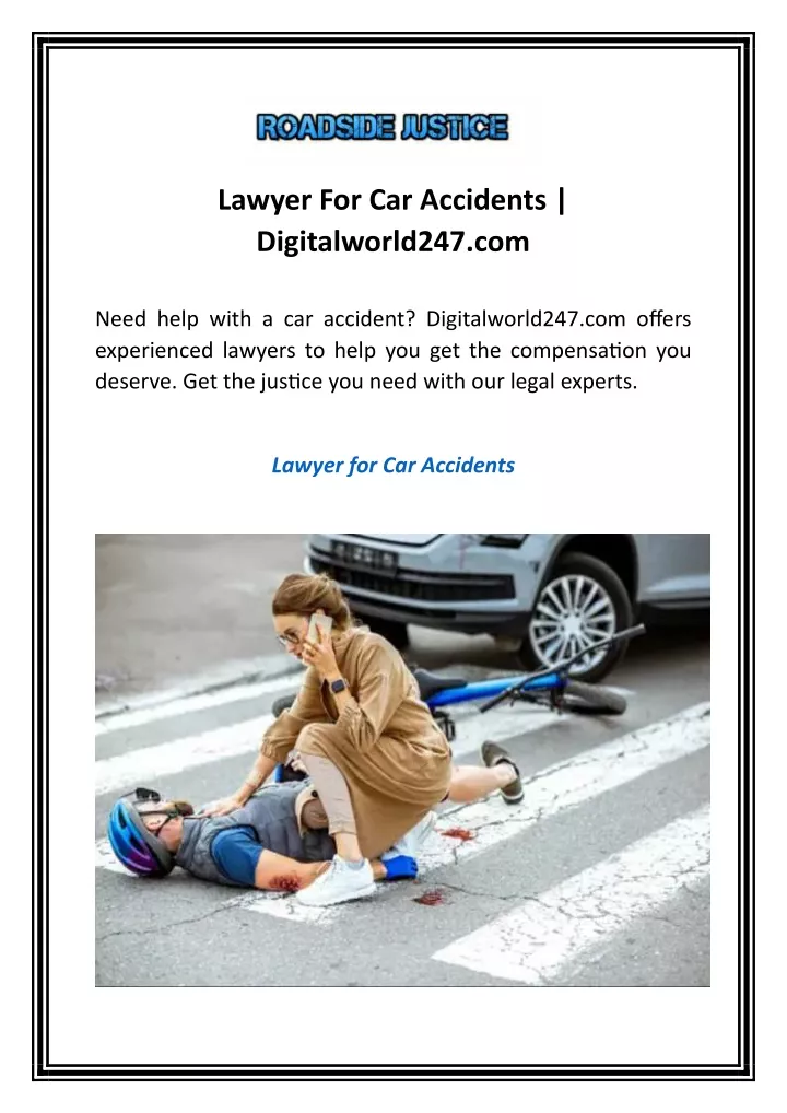 lawyer for car accidents digitalworld247 com