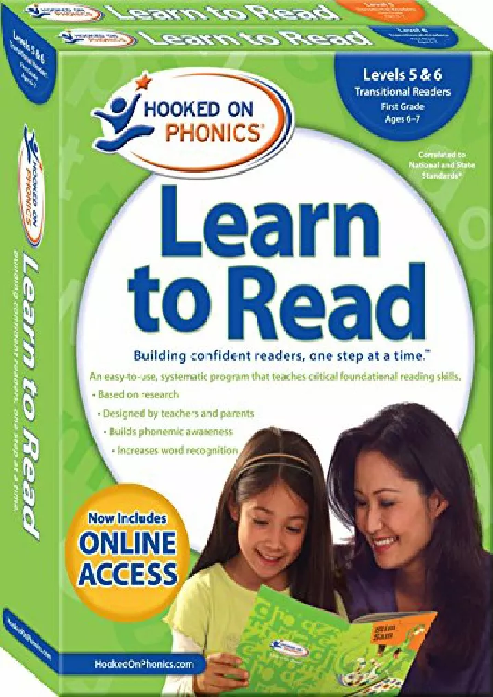 PPT - PDF/READ Hooked on Phonics Learn to Read - Levels 5&6 Complete ...