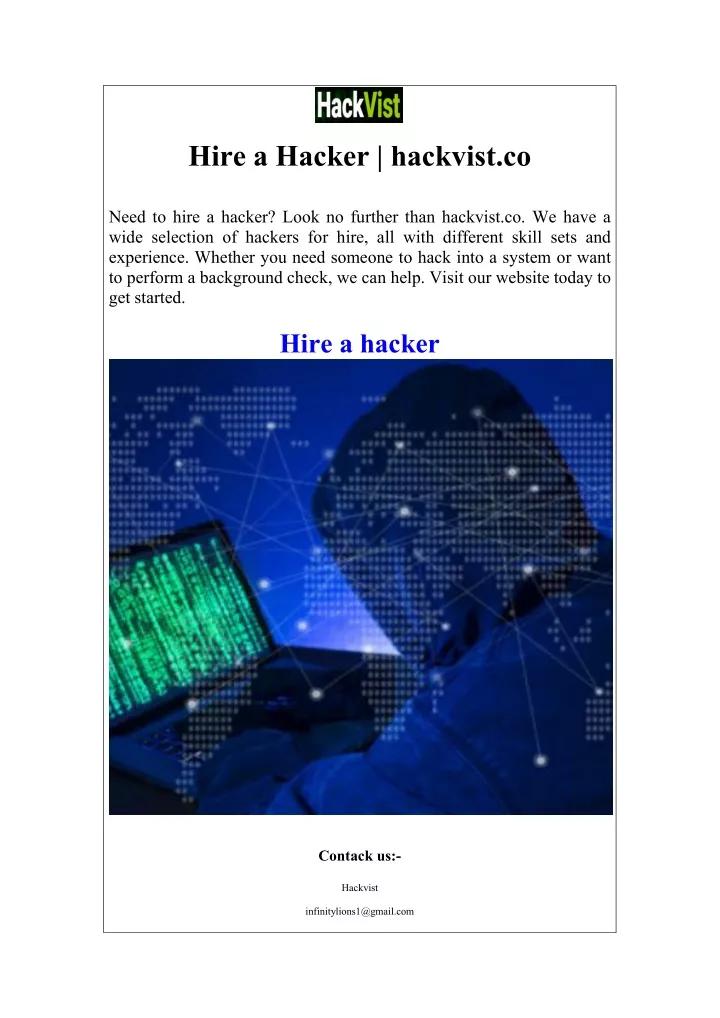 hire a hacker hackvist co