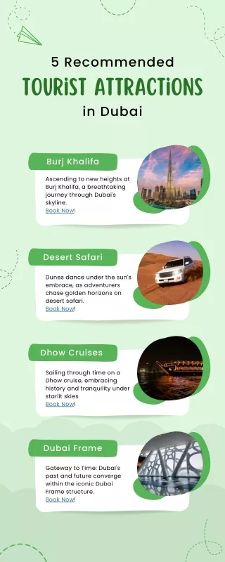 5 recommended tourist attractions in dubai