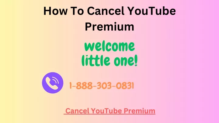 how to cancel youtube premium