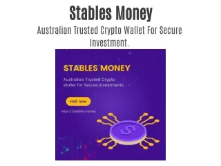 Stables Money - Australia's Trusted Crypto Wallet for Secure Investments