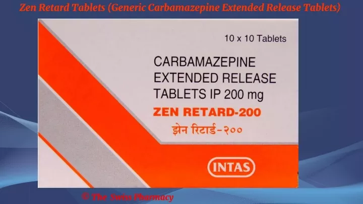 zen retard tablets generic carbamazepine extended