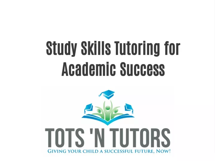 study skills tutoring for academic success