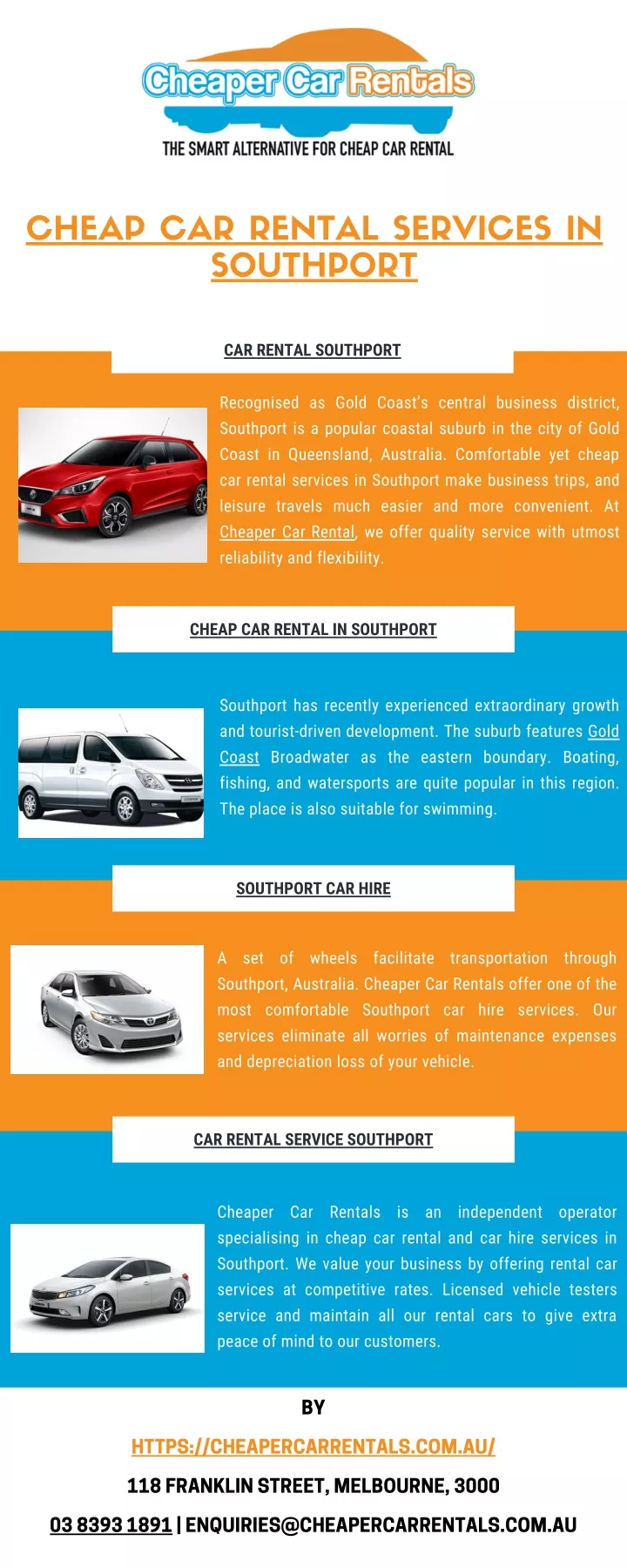 cheap car rental services in southport