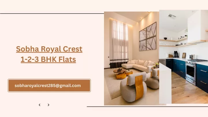 sobha royal crest 1 2 3 bhk flats