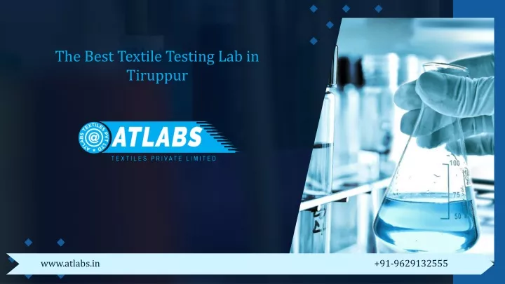 the best textile testing lab in tiruppur