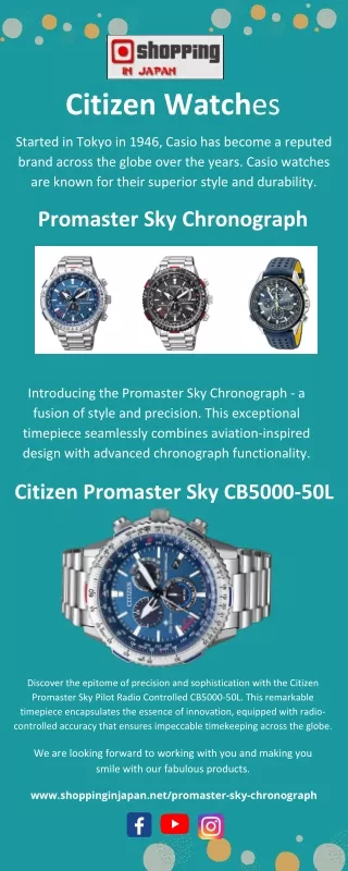 Promaster Sky Chronograph