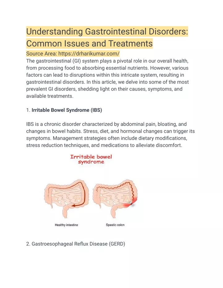 understanding gastrointestinal disorders common