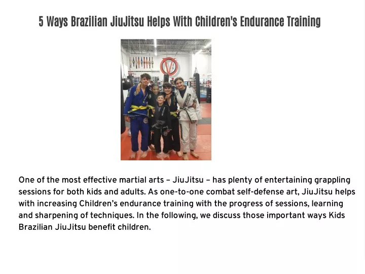 5 ways brazilian jiujitsu helps with children