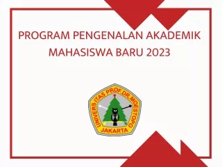 Program Pengenalan Akademik MABA 2023
