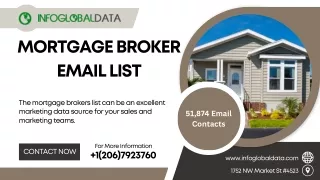 mortgage broker email list