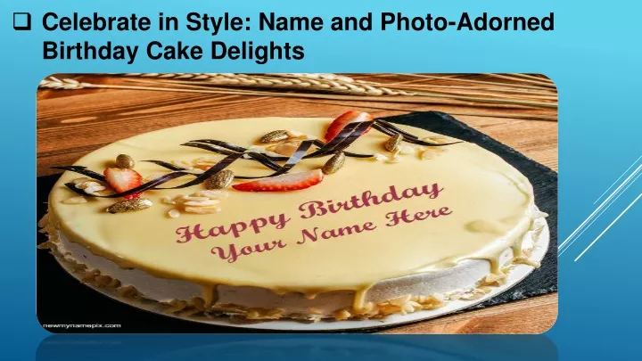 celebrate in style name and photo adorned