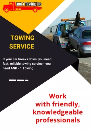 Towing Service - Tow Truck Springfield Garden Pound