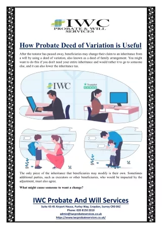 How Probate Deed of Variation is Useful