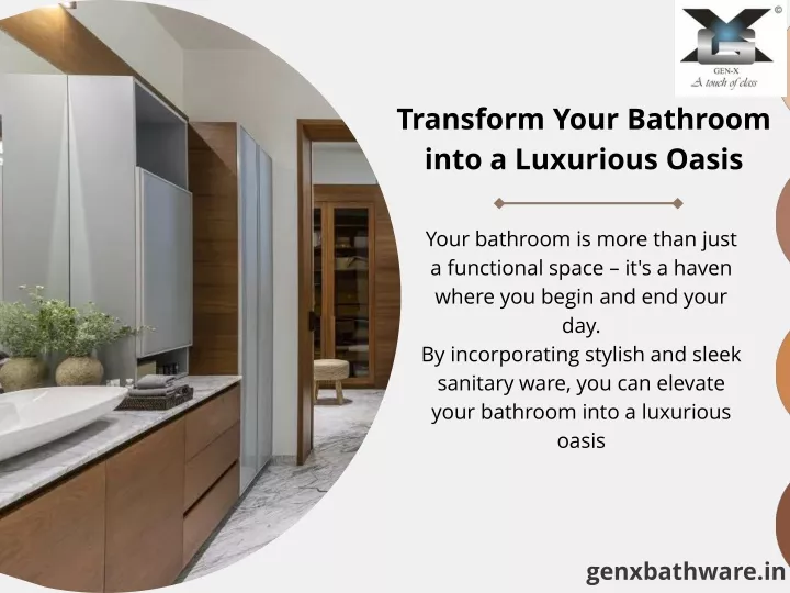 transform your bathroom into a luxurious oasis