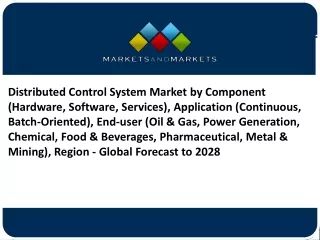 Distributed Control System Market Towards Huge Growth in the Coming Years