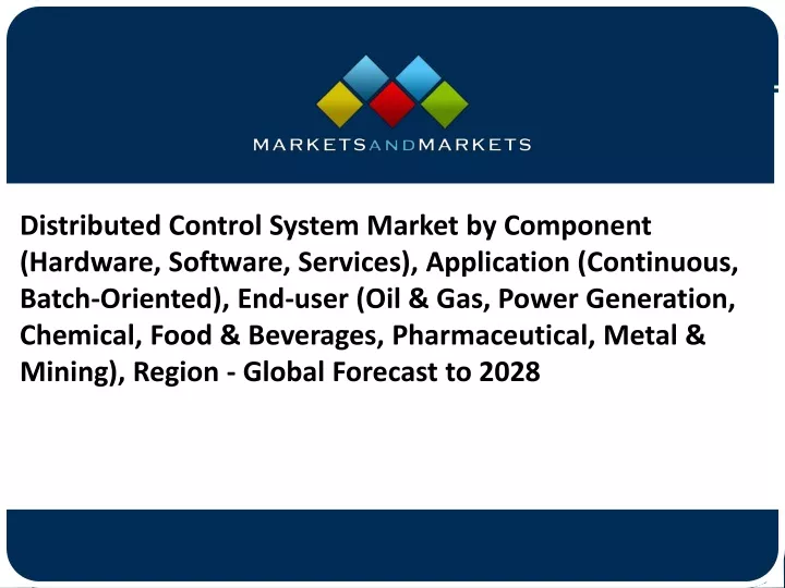 distributed control system market by component