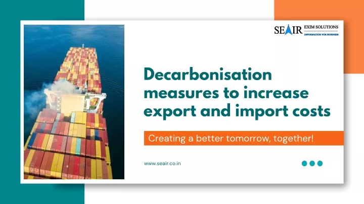 decarbonisation measures to increase export